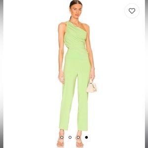 Norma Kamali Pencil Pant in Gemini green